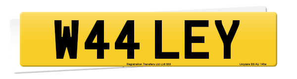 Registration number W44 LEY